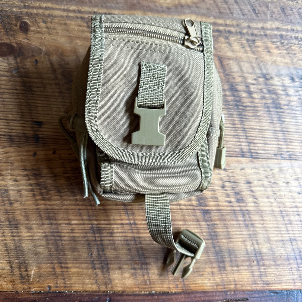Men's Condor Tan One Size Tactical Belt Bag Pouch